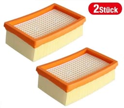 2x HEPA Filters Geschikt voor Kärcher MV4 MV5 MV6 WD4 WD5 WD6 – Vervangende Vlakfilters – 160x100x50 mm – Voor Nat- en Droogzuigers – Duurzaam Stofzuigeraccessoire — thumbnail 1