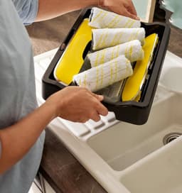 Vervangingsrollen - 2 Stuks - Microvezelrollen - Floor Cleaner Accessoire - Universeel Vloerreinigingsmiddel - Geschikt Voor De Kärcher Fc 3, Fc 5, Fc 5 Snoerloze En Fc 7 Snoerloze Vloerreinigers — thumbnail 3