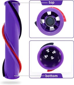 Cuhostki - Borstelwals Voor Dyson V8 - 1 Stuks - Vervangingsrolborstel - Paars - Compatibel Met V10/Total Clean - Direct Drive Schoonmaakborstel — thumbnail 2