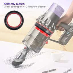 Afdichtring geschikt voor Dyson V10 SV12 stofreservoir, reserveonderdelen, afdichtring, houder voor Dyson SV12 stofaccessoires, stofzuiger, afvalcontainer, reserveonderdeel V10 — thumbnail 5