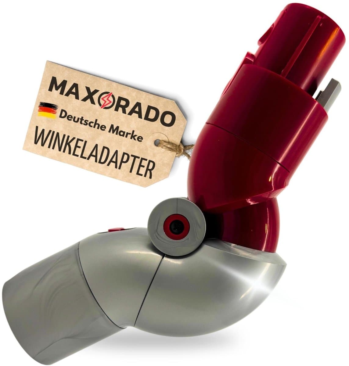 MAXORADO Hoekadapter voor Steelstofzuiger – geschikt voor Dyson V7 V8 V10 V11 V15 – Niet voor Slim of BigBall – 90° Draaibaar – Quick Release – Stofzuiger Accessoire Hoek — afbeelding 1