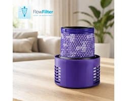 Dyson V10/SV12 - HEPA & Stoffilter - Vervangingsfilter - Hoge filtratie - Eenvoudig te plaatsen