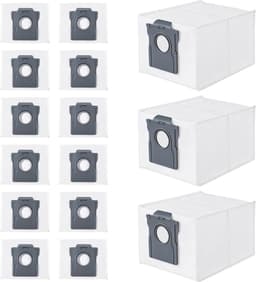 15 stofzuigerzakken geschikt voor Dreame L10s Ultra Gen 2/3 -geschikt voor X30/X40/X50/Aqua10 Ultra — thumbnail 1