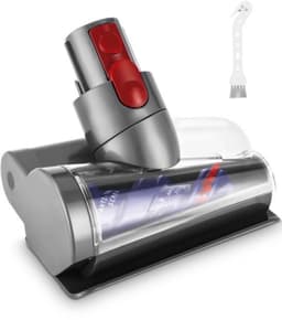Mini Turbine Nozzle voor V7.V8.V10.V11.V15 Stofzuigers, Elektrische Matrasborstel Compatibel voor Korte Stapel Tapijten en Harde Vloeren, Ideaal voor het Schoonmaken van Matrassen Grijs — thumbnail 1