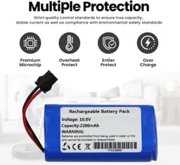 10.8V Vervangende Accu voor Cecotec Conga Slim Stofzuigers — thumbnail 3