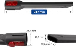 Vervangende Kierenzuiger voor Dyson - Accessoire voor V7, V8, V10, V11, V12, V15 — thumbnail 2