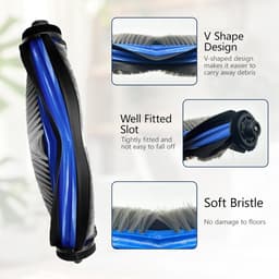 22 stuks accessoires - geschikt voor Ecovacs Deebot T30C Omni - T30C - T50S - N50 robotstofzuiger - 1 hoofdborstel - 4 reinigingsdoeken - 4 filters - 6 stofzakken - 6 zijborstels — thumbnail 5