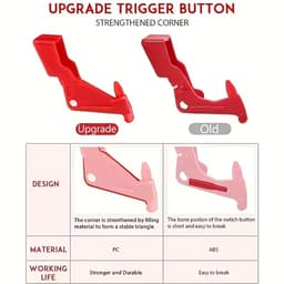 17Parts Extra Stevige Aan/Uit-Schakelaar met Trekker – Geschikt voor Dyson V10 & V11 – Power Switch Trigger – Reparatieonderdeel voor Draadloze Stofzuigers — thumbnail 4