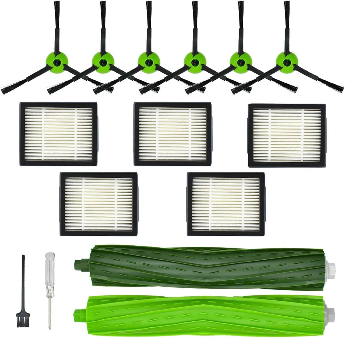 vervangingsonderdelen Gescht voor i robot roomba j5 j6 j7 j8 j9 accessoires robotstofzuiger side brush hepa filters rubberen borstel voor i robot room ba j plus serie j5+ j6+ j7+ j8+ j9+ — afbeelding 1