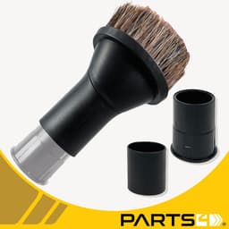 PARTS4® stofzuiger plumeau met natuurhaarborstel ø 35 mm | Incl. reduceer ringen naar ø 32 mm of ø 30 mm | Universeel: past bijna altijd op ronde buizen | O.a. geschikt voor AEG, Bosch, Electrolux, Miele, Nilfisk, Numatic, Rowenta, Samsung en meer — thumbnail 5