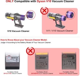 Verbeterde aan/uit-schakelaar set voor Dyson V10 SV12 stofzuiger, vervangende onderdelen, duurzame kwaliteit en eenvoudig te installeren — thumbnail 2