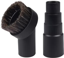 Universeel Stofzuiger Plumeau en aansluiting -25 mm lang paardenhaar-universele aansluiting Geschikt voor 25 mm/1", 32 mm/1-1/4, 35 mm/1-3/8 slang-Zacht en Hard-Stofzuiger Onderdelen — thumbnail 1