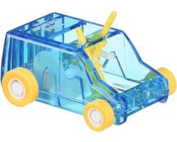 Mini Desktop Cleaner en Dust Sweep - Blauw Transparant