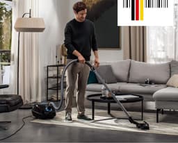 SilencePower Q5.0 Premium Stofzuiger 850W – Extreme Stil – HEPA Hygiënefilter – 4L Stofzak – 13m Actieradius – Incl. Mondstukken – Anti-Allergie – Zwart | Merk — thumbnail 1