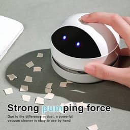 Draadloze Mini Tafelstofzuiger - USB Oplaadbaar, Draagbaar & Hoog Zuigvermogen — thumbnail 5