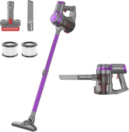 Draadloze Steelstofzuiger in Paars en Zwart — thumbnail 1