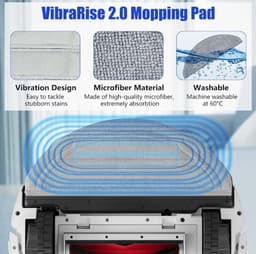 RedPine Wasbare Dweildoeken geschikt voor Roborock Q10 S5 en Q10 VF dweilpads vervanging — thumbnail 5
