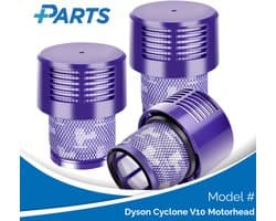 Dyson Cyclone V10 Motorhead Filters (3 Stuks, Plus.Parts® alternatief voor 969082-01)