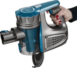 Bestron Steelstofzuiger - AVC850A - Stofbak 0,6L - Batterijduur tot 30 min - 120W - Blauw/grijs - 5 jaar garantie — thumbnail 3