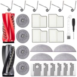 PromoHome 28-delige accessoireset - Complete vervangingsset met hoofdborstels, zijborstels, HEPA-filters, dweilpads, stofzakken en reinigingsgereedschap — thumbnail 1