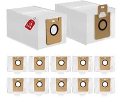 12 PCS Stofzak geschikt voor Dreame D10 Plus stofzak Mi Home Robotstofzuigeraccessoires en verbruiksartikelen Filter en stofzak