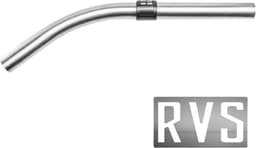 SQOON® Zuigbuis – 49 cm – Met Luchtregelaar – Geschikt voor Numatic - RVS - Gebogen — thumbnail 2