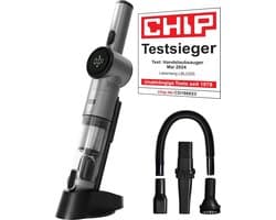 LEBENLANG - Handstofzuiger - Kruimeldief - Draadloos – Handstofzuiger auto - Kruimeldief auto - 17000PA – Met Lithiumbatterij & Oplaadstation – Kruimeldief snoerloos – Voor Auto & Dierenharen