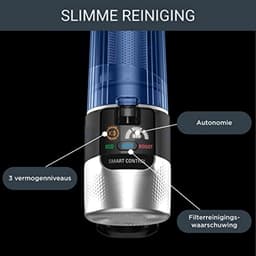 Draadloze Steelstofzuiger met Flexibele Slang en Automatische Zuigkracht Aanpassing — thumbnail 4