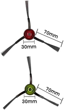 (10 stuks) N10 Zijborstel Vervangende Onderdelen voor Robot Vacuüm Ecovacs DEEBOT OZMO N10 N10 Plus 920 950 T8 AIVI Max T9 T5 N5 N7 N8+ N8 Pro N8 Pro DX55 DX93 DJ65 Zijborstels 5 paar. — thumbnail 2