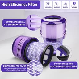 Vervangstoffilteronderdelen Geschikt voor dyson V11 Torque Drive, V11 Animal, V11 Complete, V11 Extra, V15 Detect, V15s Detect Sub en Sub stofzuiger (3 stuks) — thumbnail 2