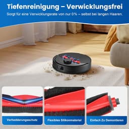 24 stuks accessoires gescht voor Roborock Q10 S5+ robotstofzuiger, 2 hoofdborstels, 6 stofzakken, 4 dweilpads, 4 HEPA-filters, 6 zijborstels, 1 reinigingsborstel, 1 schroevendraaier — thumbnail 4