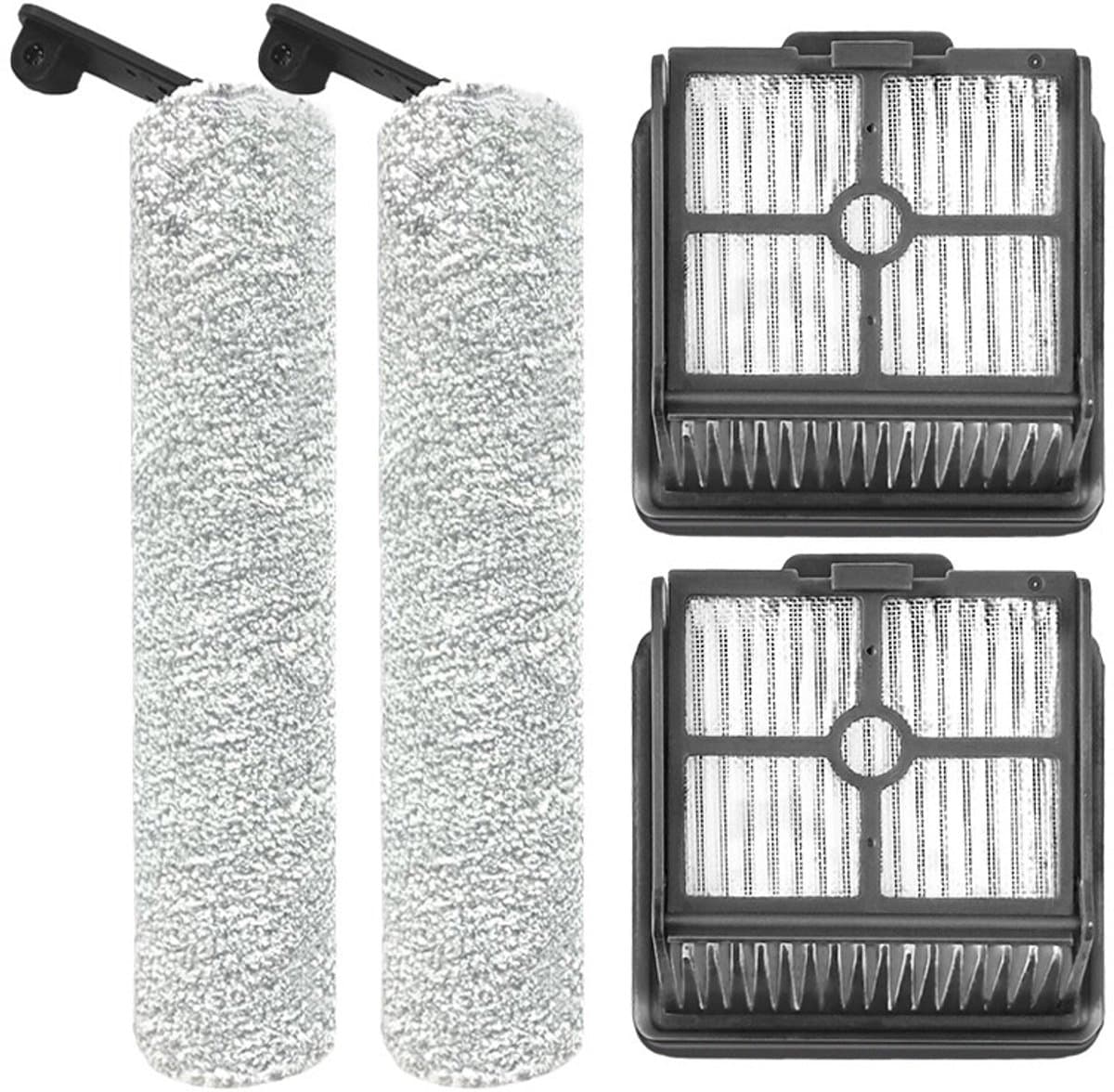 4 Onderdelen - Accessoires Set - Geschikt voor Dreame H12/H11S/H12S (2 hoofdborstels + 2 filters) — afbeelding 1