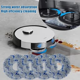 stofzuiger robot Accessoireset - 18stuks - geschikt voor Ecovacs Deebot X1 Omni - X1 Turbo - X1 Plus - T10 - T10 Turbo - Filter - Dweil - Zijborstel - Afzuigrol — thumbnail 5