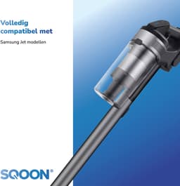 SQOON® Filterset geschikt voor Samsung Jet stofzuigers - Gelijk aan model: DJ97-02649B - Vervangt motor- en uitblaasfilter voor optimale stofopname - 3 STUKS — thumbnail 4