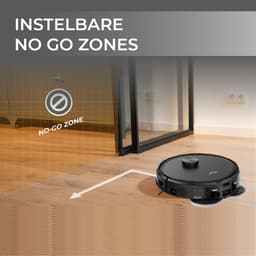 Zoef Robot Bep 5.0 robotstofzuiger met dweilfunctie - robotstofzuiger met leegstation - geschikt voor dierenharen - roterende mops - 20.000Pa zuigkracht - robot vacuum - uitgebreide mapping - robotstofzuiger huisdieren - verschillende schoonmaakmodi — thumbnail 4