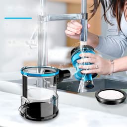 Steelstofzuiger met snoer - Steelstofzuiger - Stofzuiger - 18Kpa - 600W - Vloer - Tapijt - Auto - 1 liter - Reservoir - 6 m snoer — thumbnail 3