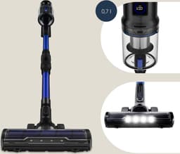 Zeegma Klaar - Draadloze Steelstofzuiger - 3in1 - turboborstel - 400W - HEPA - 60 min - LED - 0,7L + HEPA FILTER — thumbnail 2
