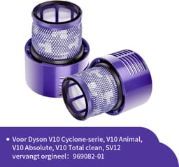 Replacements® HEPA filters geschikt voor Dyson V10 - 2 stuks — thumbnail 1