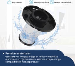 Replacements® Filters geschikt voor Rowenta - Tefal- ZR009007 - 4 stuks — thumbnail 2