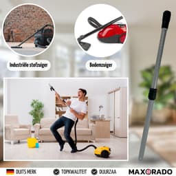 Maxorado 5-delige stofzuiger set 35 mm – geschikt voor Bosch & Siemens - vervangende onderdelen - Bodemmondstuk, meubelborstel, kierenzuiger, stofferingzuiger, telescopische buis — thumbnail 2