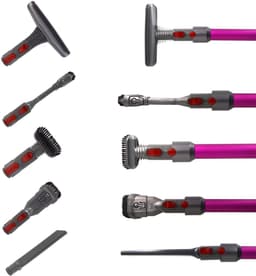 YONO Opzetstuk Accessoires Set geschikt voor Dyson V16/V15/V11/V10/V8 - Mondstuk - Zuigmond - Borstel - Onderdelen Steelstofzuiger - 6in1 Accessoires — thumbnail 3