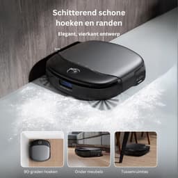 eufy Clean S1 Pro Robotstofzuiger + Vervangingssets All-in-One Station met dweilfunctie - Robot Vacuum -- 8.000 Pa Zuigkracht, Slimme Obstakelvermijding, Multi-Level Mapping, Automatische dweilterugtrekking, Perfect voor dierenharen — thumbnail 2