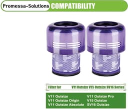 1 x HEPA filter geschikt voor Dyson V11 OUTSIZE - Promessa-Solutions — thumbnail 3