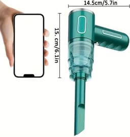 Bovista Kruimeldief - Handstofzuiger - Snoerloos - Draadloos - Auto Stofzuiger - Caravan - Best Verkocht - Car Vacuum Cleaner - Stof - Groen — thumbnail 3