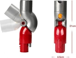 Adapter Met Snelle Ontgrendeling Geschikt Voor Dyson V7, V8, V10, V11 - Quick Release Korte Afstandsadapter - Hoek Opzetstuk - Hoekstuk Adapter 90 Graden Tool Hulpmiddel - Ergonomisch Stofzuigen - Stofzuiger Adapter - Stofzuigers Accessoires — thumbnail 2