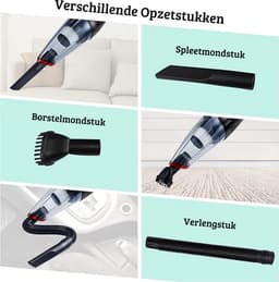 Luxe Kruimeldief – Snoerloos – Verschillende Mondstukken – Handstofzuiger – Stofzuiger zonder Zak – Vacuum Cleaner – Best Verkocht – Lichtgewicht — thumbnail 2