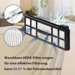 Accessoireset voor Eufy X10 Pro, Omni robotstofzuiger, 4 stofzakken, Saprdii 6 dweildoeken, 2 rubberen rolborstels, 2 filters, 6 zijborstels, reserveonderdelenset X10 Pro, stofzuigerrobot — thumbnail 2