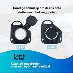 Fixem 10x Stofzuigerzakken Geschikt voor Rowenta Silence Force - X Trem power - Green force - Power XXL en Compact Series ZR200520 ZR200540 ZR200720 ZR200920 — thumbnail 5