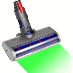 Vloerborstelkop voor Dyson V7 V8 V10 V11 V15 G5 – Zachte Fluwelen Rolborstel met Groene LED-verlichting – Geschikt voor Harde Vloeren – Niet Compatibel met V6, DC, Ball en Slim-serie — thumbnail 1