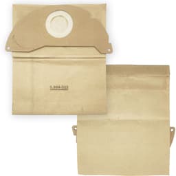 Geschikt voor Toepasbare verpakking van 15 stofzuigerzakken KFI 222, compatibel met Kärcher WD 2, MV 2, WD 2.200 tot WD 2.550, artikelnummer 6.904-332.0 — thumbnail 1